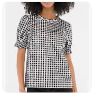NWT- J. Crew iridescent Gingham Blouse